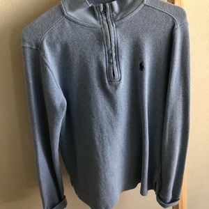 Light Blue 1/4 zip up